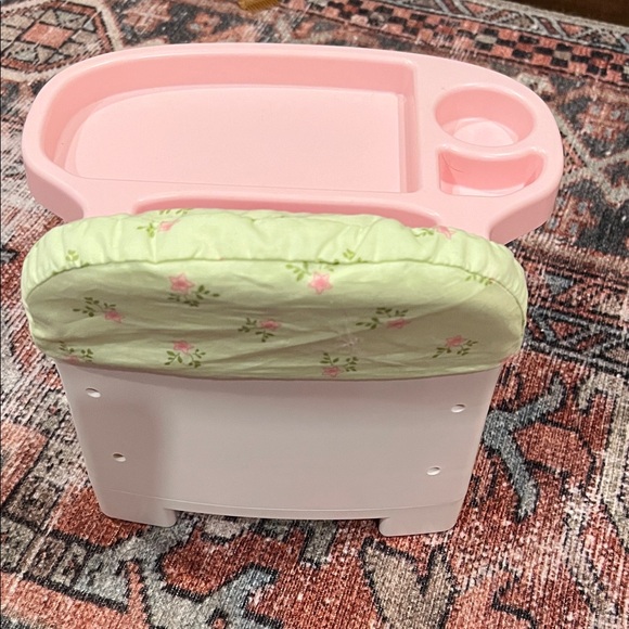 Bitty Baby High Chair with Pink and Green Accents - Picture 3 of 5